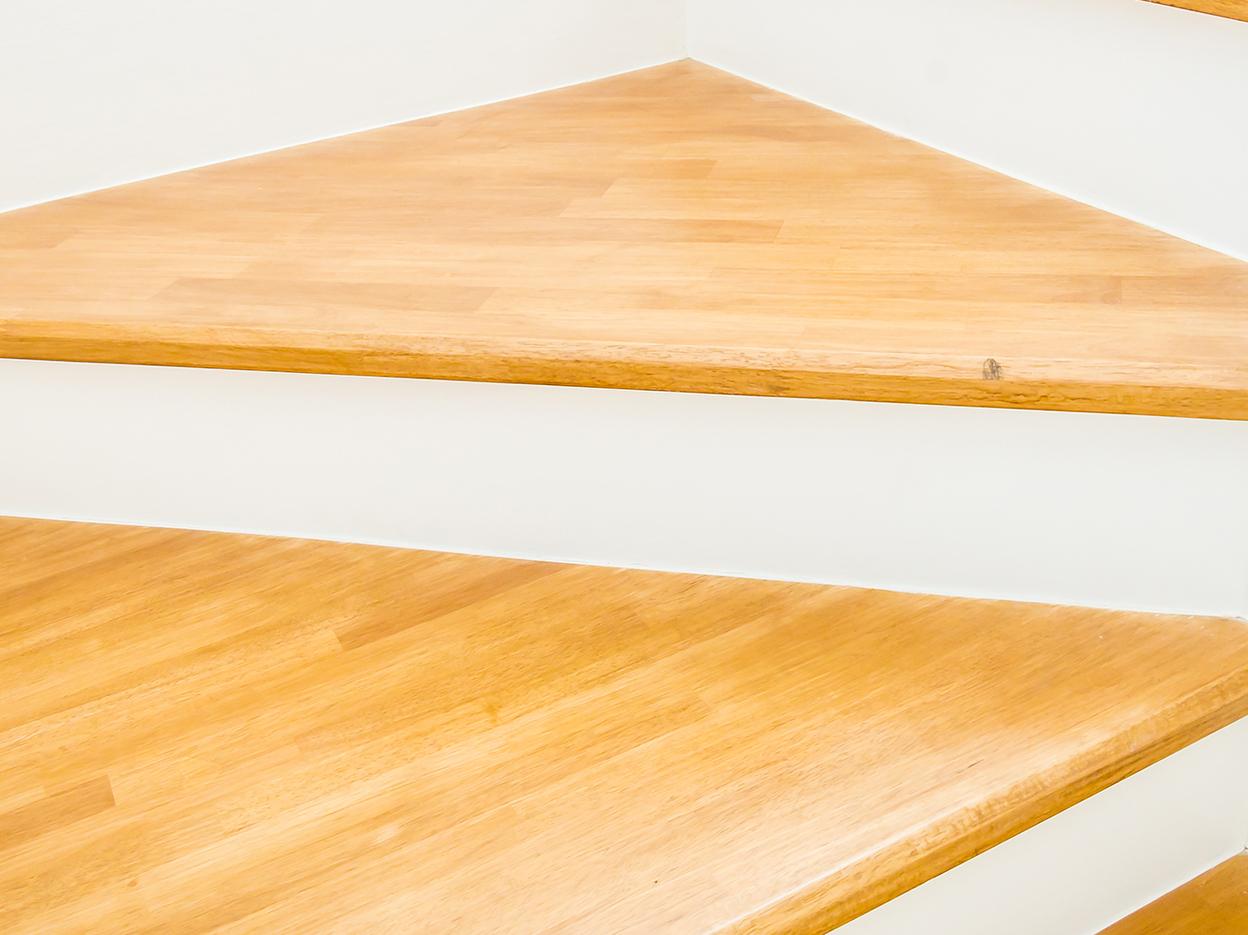 Treppe über Eck planen